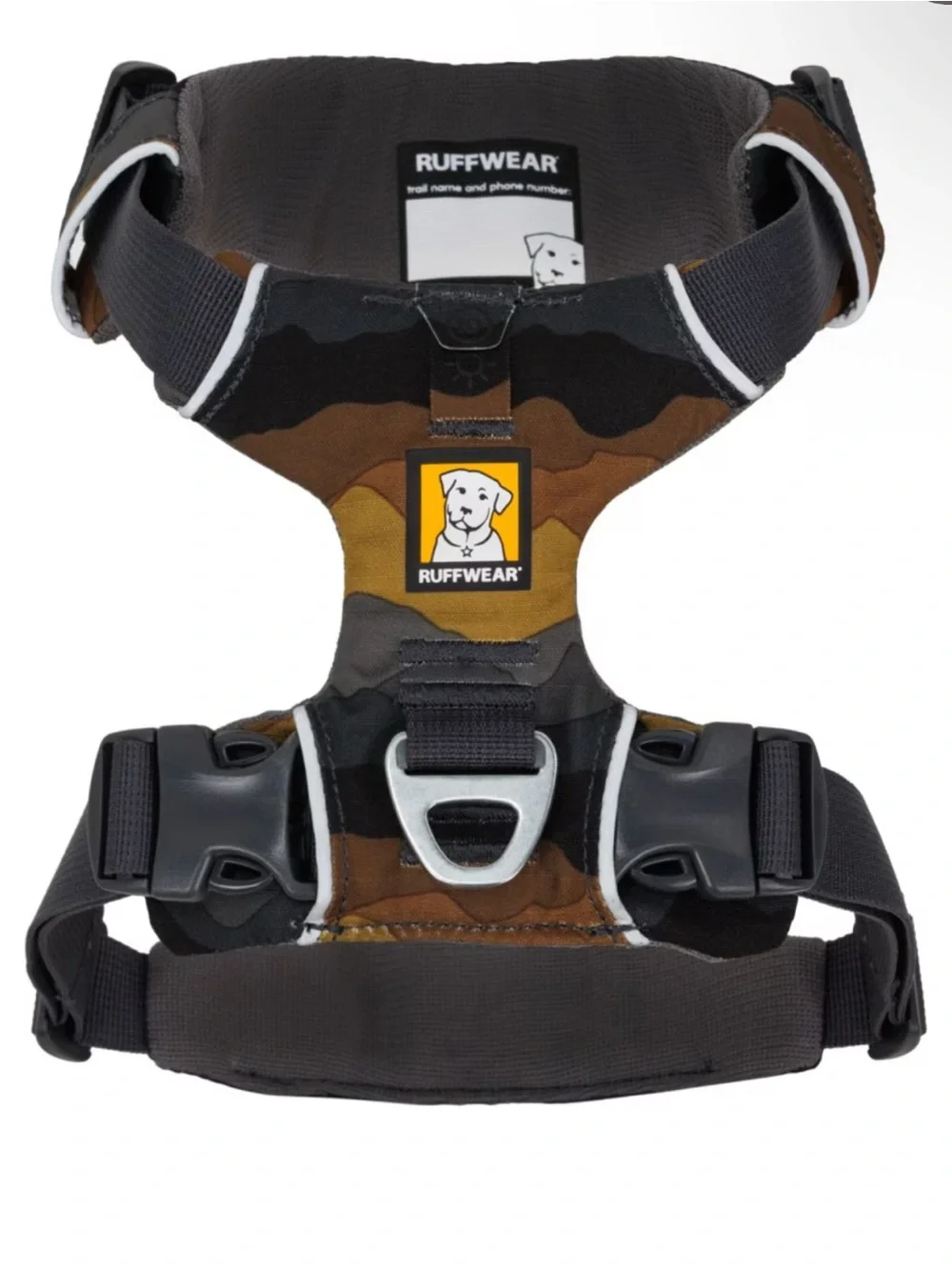 Ruffwear Front Range Reflective Front-Clip Dog Harness, Moonlight Mountains